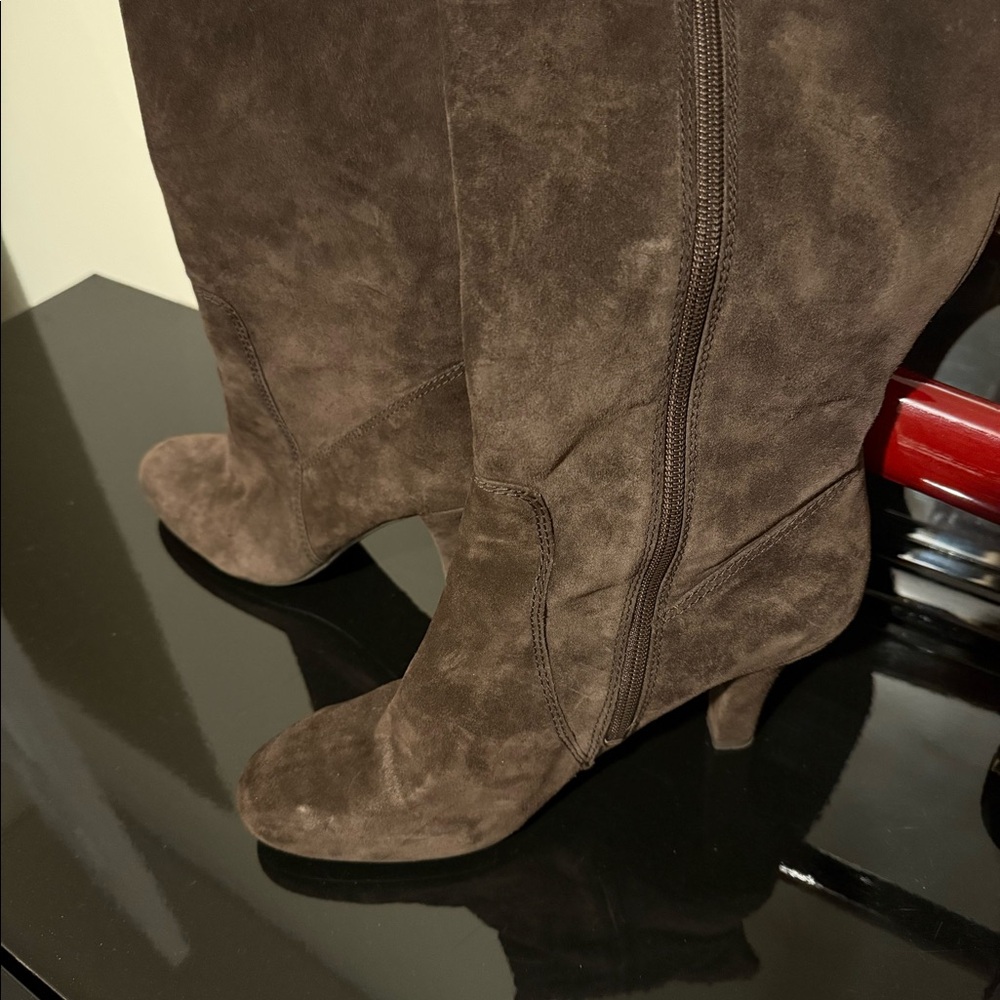 Enzo Angiolini Earamedy brown tall boot size 10